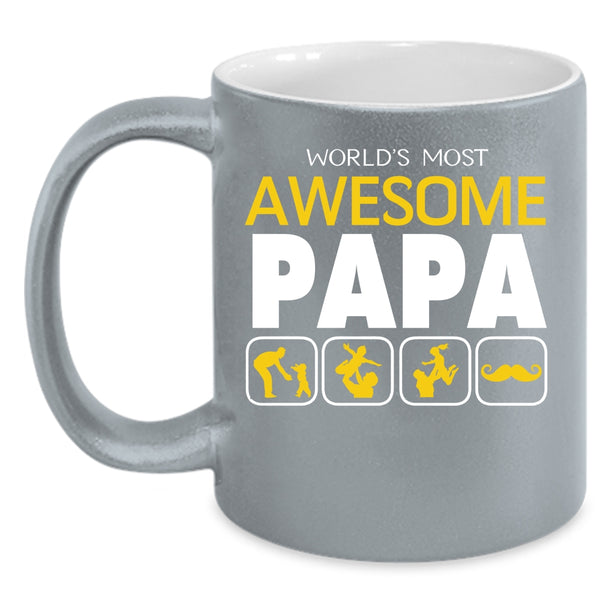 World's Most Awesome Papa Coffee Mug, Awesome Papa Coffee Cup