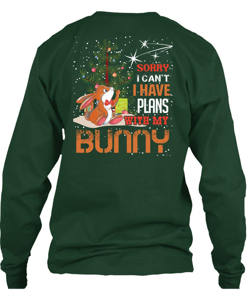 I Have Plans With My Bunny T Shirt, I Love Christmas T Shirt