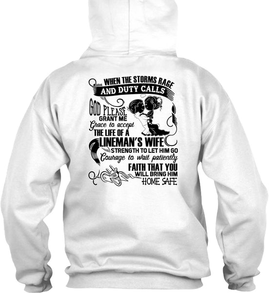 The Life Of A Lineman's Wife T Shirt, I Love Lineman T Shirt