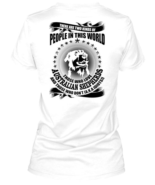 Love Australian Shepherds T Shirt, I Love Dog T Shirt