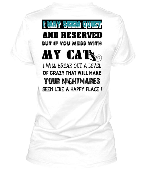 If You Mess With My Cat T Shirt, Loving T Shirt