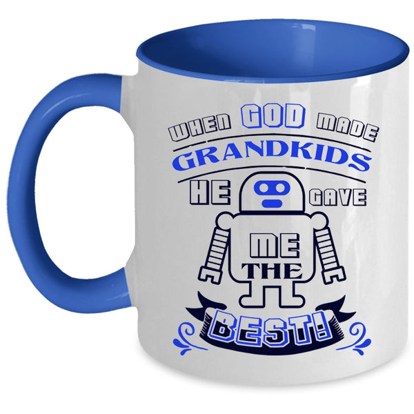 When God Made Grandkids Mug, He Gave Me The Best Cup