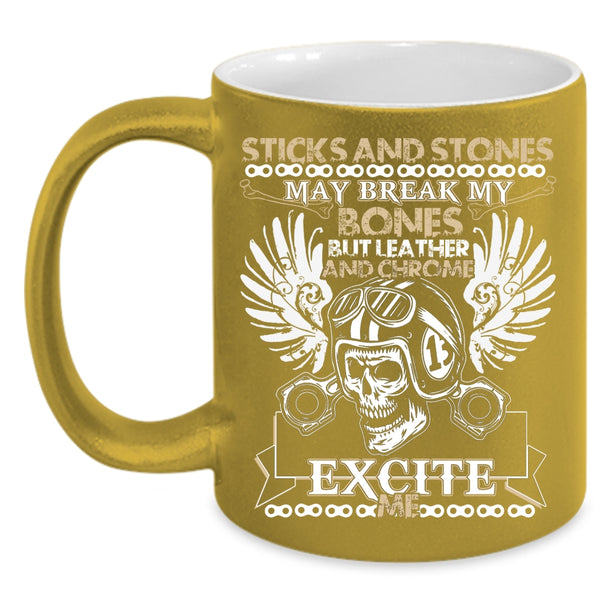 Awesome Bikers Coffee Mug, I Love Motorcycles Coffee Cup