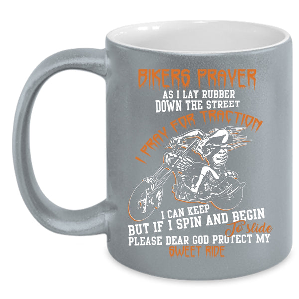 Bikers Prayer Coffee Mug, Awesome Gift For Bikers Coffee Cup