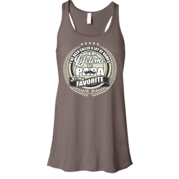 Papa Is My Favorite Name T Shirt, Coolest Papa Ever Tank Top