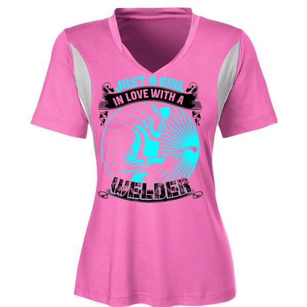 Just A Girl In Love With A Welder T Shirt, I Love Welding T Shirt, Awesome T-Shirts