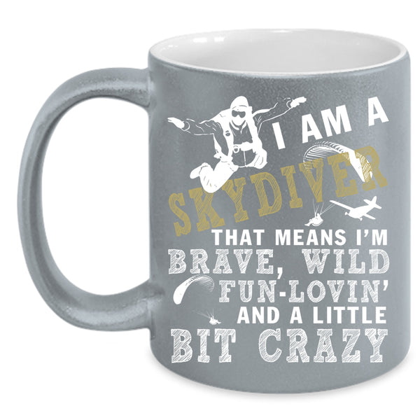 I Am A Skydiver Coffee Mug, Outdoor Coffee Cup