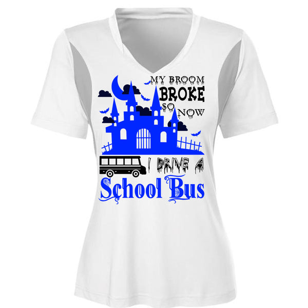 My Broom Broke So Now I Drive A School Bus T Shirt, Wait For Halloween T Shirt, Awesome T-Shirts