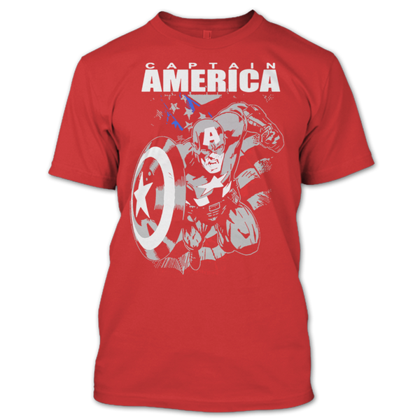 A black t-shirt with the shopify logo