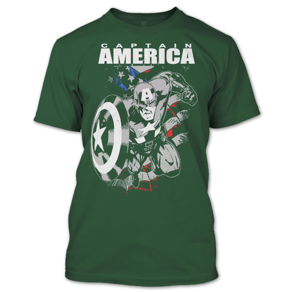 A black t-shirt with the shopify logo