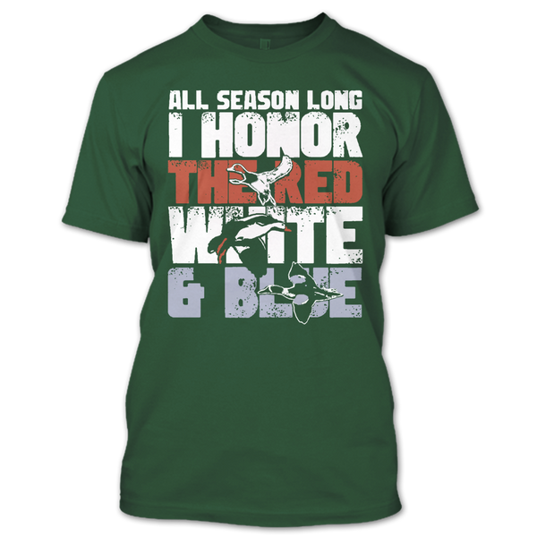 A black t-shirt with the shopify logo