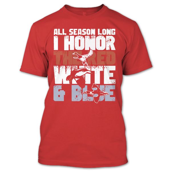 A black t-shirt with the shopify logo