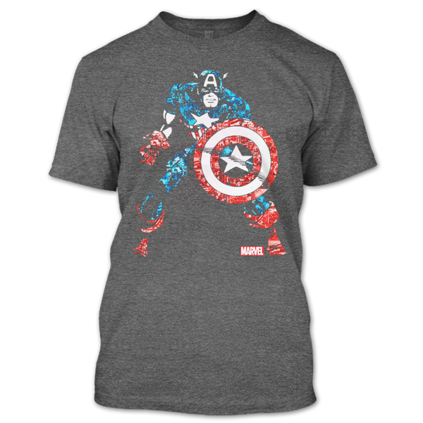 A black t-shirt with the shopify logo