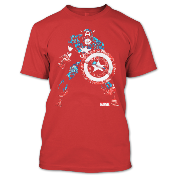 A black t-shirt with the shopify logo