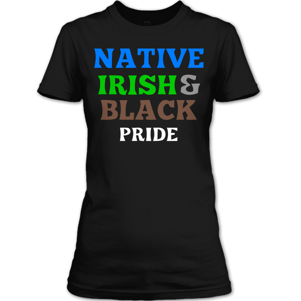 A black t-shirt with the shopify logo