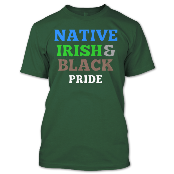 A black t-shirt with the shopify logo