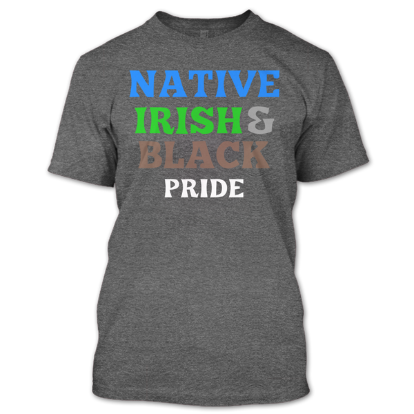 A black t-shirt with the shopify logo