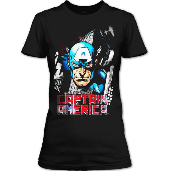 A black t-shirt with the shopify logo