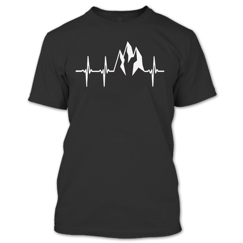 A black t-shirt with the shopify logo