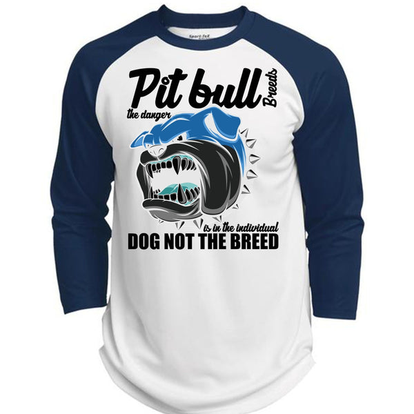 Pit Bull Breeds The Danger T Shirt, I Love Pit Bull T Shirt, Awesome T-Shirts  (Polyester Game Baseball Jersey)