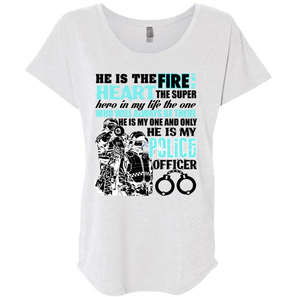 He Is My Police Officer T Shirt, I Love Police T Shirt, Awesome T-Shirts