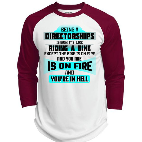 Being A Directorships Is Easy T Shirt, Being A Directorships T Shirt, Awesome T-Shirts  (Polyester Game Baseball Jersey)