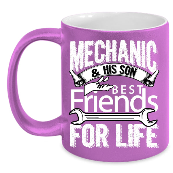Mechanic And His Son Coffee Mug, Best Friends For Life Coffee Cup