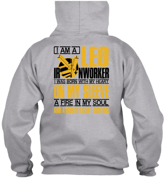 I Am A Leo Ironworker T Shirt, I Love Ironworker T Shirt