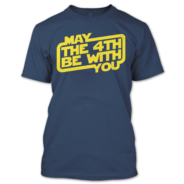 A black t-shirt with the shopify logo