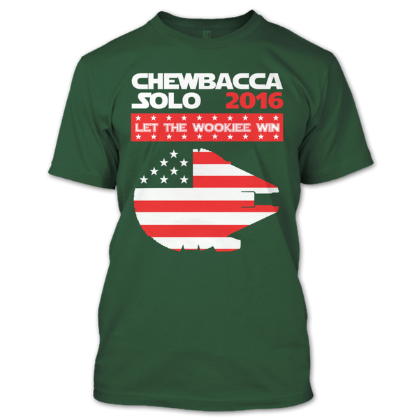 A black t-shirt with the shopify logo