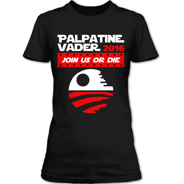 A black t-shirt with the shopify logo