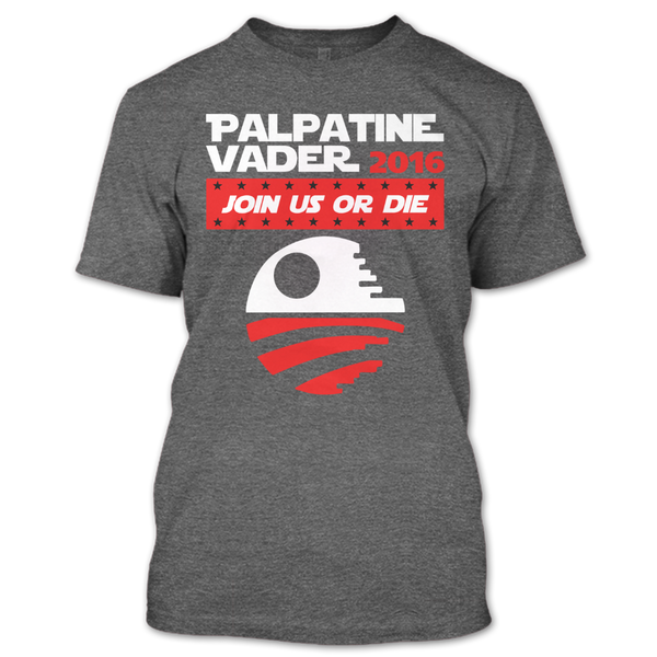 A black t-shirt with the shopify logo