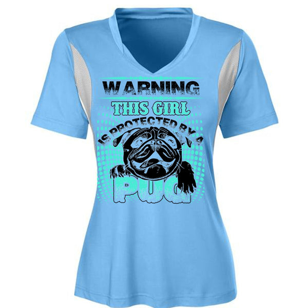 This Girl Is Protected By A Pug T Shirt, I Love Pug T Shirt, Awesome T-Shirts