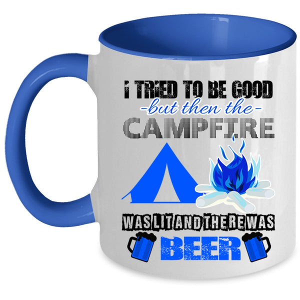 There Was Beer Coffee Mug, Campfire Was Lit Accent Mug