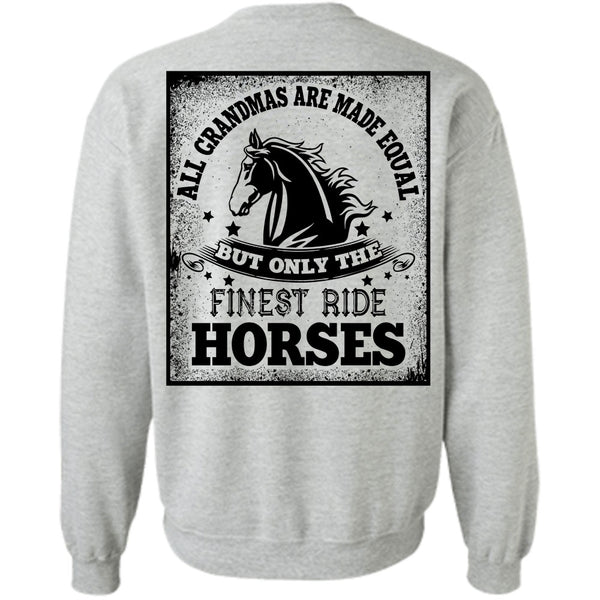 I Love Equestrian T Shirt, Finest Ride Horses Sweatshirt