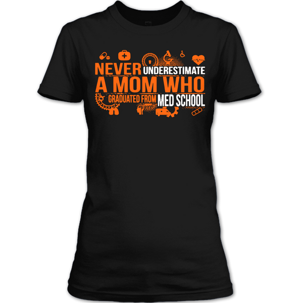 A black t-shirt with the shopify logo