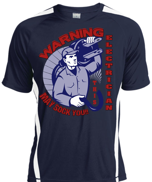 Warning Electrician T Shirt, Being An Electrician T Shirt, Cool Shirt