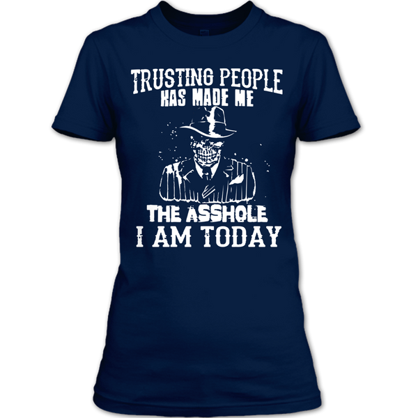 A black t-shirt with the shopify logo