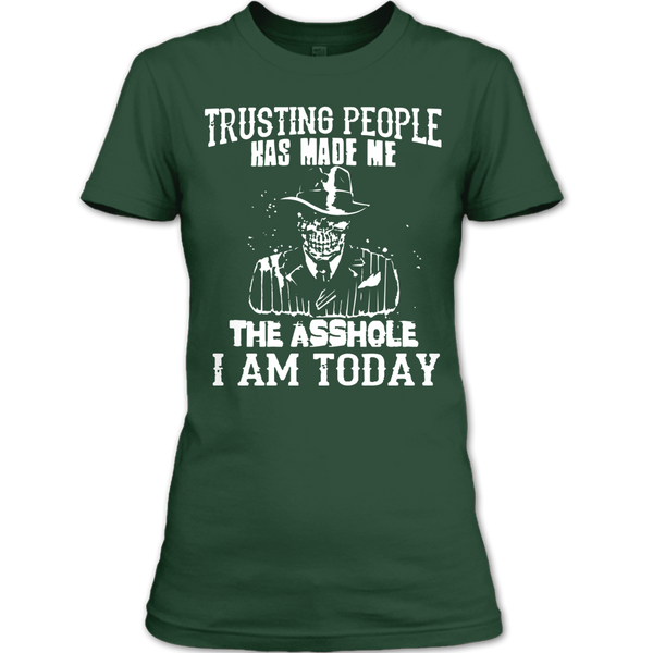 A black t-shirt with the shopify logo