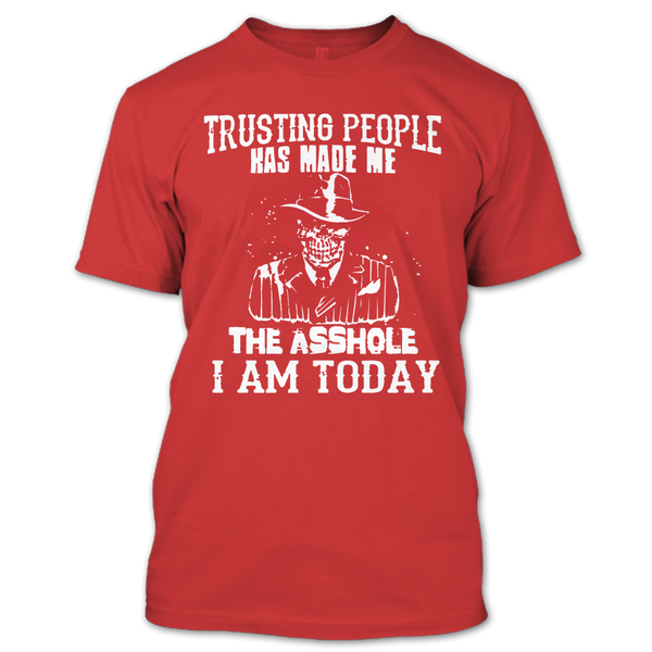 A black t-shirt with the shopify logo