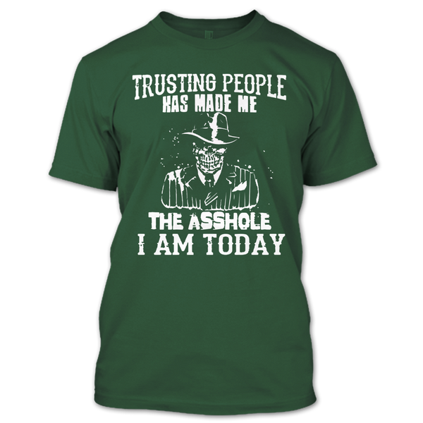 A black t-shirt with the shopify logo