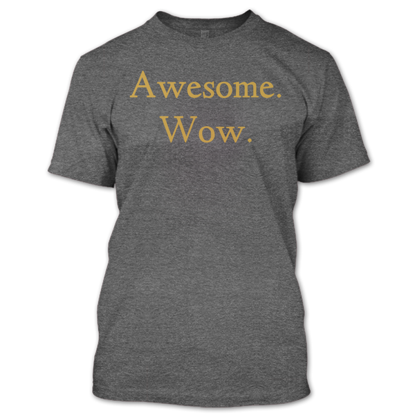 A black t-shirt with the shopify logo