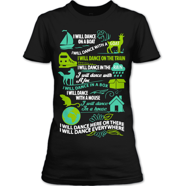 A black t-shirt with the shopify logo