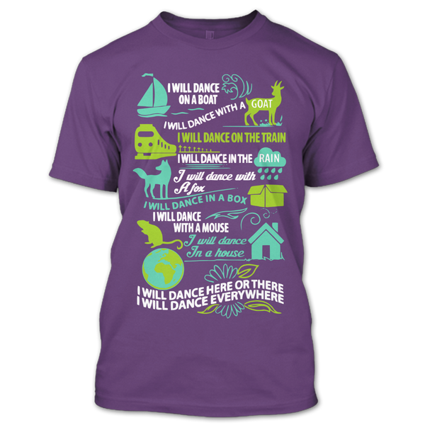 A black t-shirt with the shopify logo