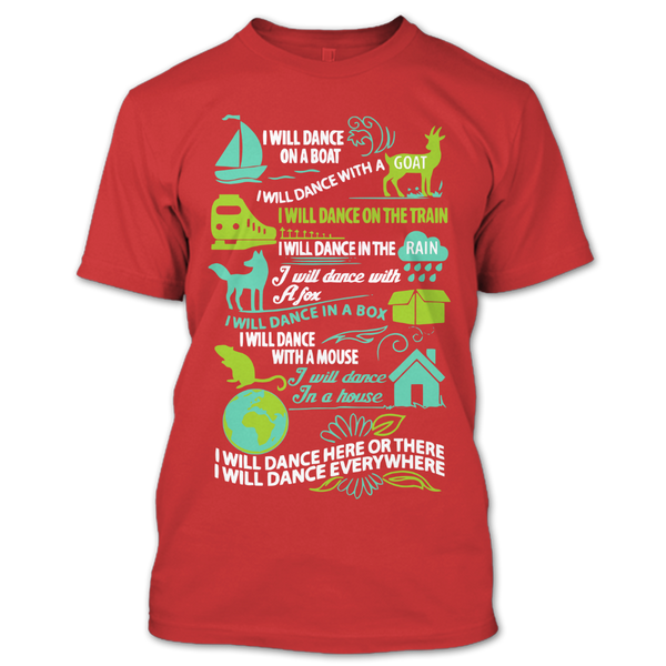 A black t-shirt with the shopify logo