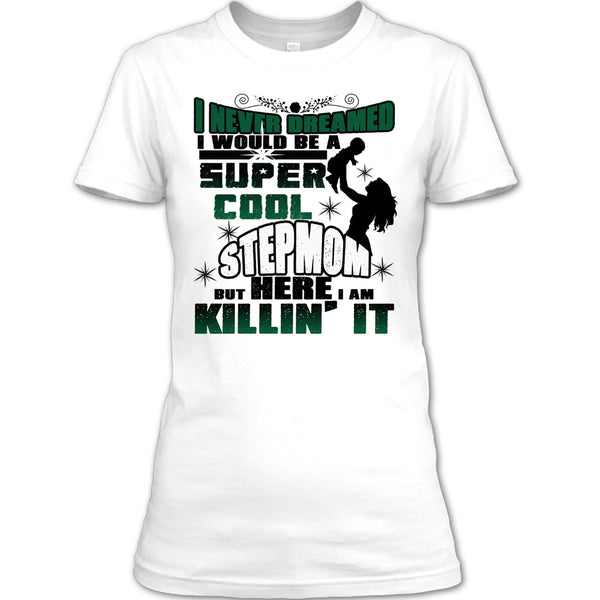 A black t-shirt with the shopify logo