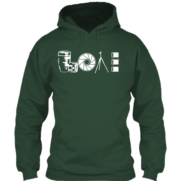 A black t-shirt with the shopify logo