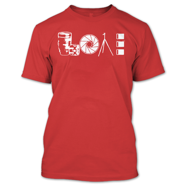 A black t-shirt with the shopify logo