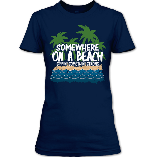 A black t-shirt with the shopify logo