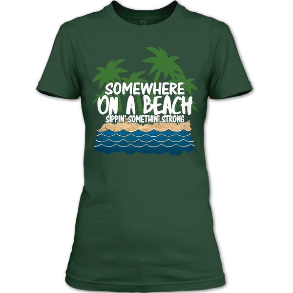 A black t-shirt with the shopify logo